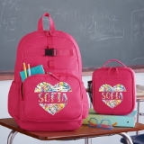 tie dye name pink backpack collection